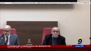 Barletta Consiglio Comunale seduta del 30122019 [upl. by Celestyn]