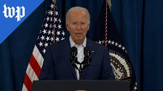 Bidens full comments on shooting at Trump rally [upl. by Einej]