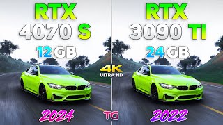 RTX 4070 SUPER vs RTX 3090 Ti  Test in 10 Games  DLSS3 [upl. by Anastatius557]