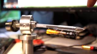 DIY tonearm testing the bearings [upl. by Demmer]