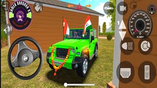 Indian Car Simulator 3D  Gameplay Driving the Classic Jeep CJS 198795 YJ in Village Terrainquot [upl. by Cramer]