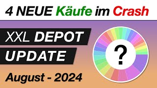 4 NEUE Käufe  2 GeheimtippAktien  DepotUpdate August 2024 [upl. by Lambert]