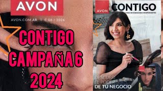 CATÁLOGO AVON CONTIGO CAMPAÑA 6 2024 [upl. by Wooldridge]