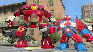 LEGO Marvels Avengers  All Playable Characters  Gameplay Free Roam Showcase [upl. by Eyla]