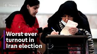 Record low turnout in Iran elections amid widespread discontent [upl. by Herrington]