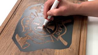 Create a Custom Wood Burnt Design in Your Cutting Board in Minutes [upl. by Aneis541]