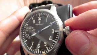 Steinhart Nav BUhr Flieger Pilots Watch Unboxing [upl. by Eed]