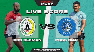 🔴 PSS Sleman vs PSBS Biak  Liga 1 Indonesia  LIVE SCORE [upl. by Aslin]