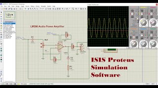 How to design LM386 Audio Power Amplifier with Computer Speaker Output proteus amplifier audio [upl. by Neetsyrk520]