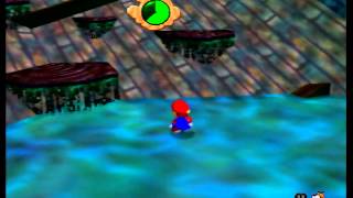 Super Mario 64 Walkthrough Red Coins On The Floating Isle [upl. by Inait]