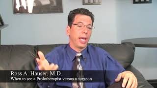 Prolotherapy doctors vs Orthopedic Surgeons  Getting a second opinions before surgery [upl. by Nagud]