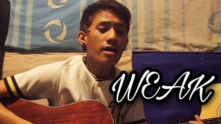 Weak SWVMichael Pangilinan Acoustic Version Cover [upl. by Anavas]