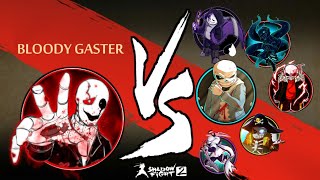 Shadow fight 2 Bloody Gaster Vs All Sans  Shadow fight 2 Mod Vip [upl. by Ayram]