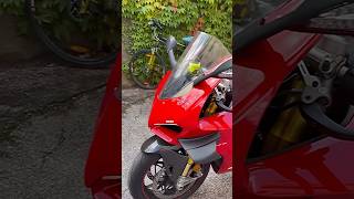 DUCATI PANIGALE V4S AKRAPOVIČ Exhaust Sound🔥ducati v4s moto bike shorts 2024 sports biker [upl. by Artemus]