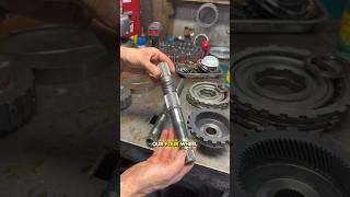 Part 35 Converting your th350 transmission from 2wd  4WD yt fyp dodgeram ram ytshort chevy [upl. by Aicatsan]