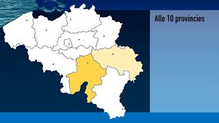 Wat zijn de provincies van België [upl. by Alsi]