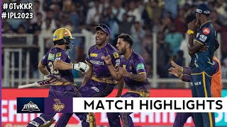 GT vs KKR Match 13 IPL 2023 Match Highlights  gt vs kkr ipl highlights ipl 2023 highlights today [upl. by Esther]