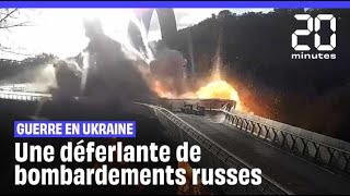 Guerre en Ukraine  Le pays subit une pluie de missiles russes [upl. by Casandra]