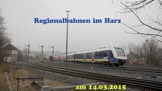 ☆☆☆ Regionalbahnen im Harz ☆☆☆ [upl. by Namharludba344]