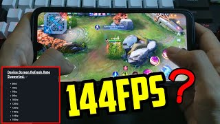 Mobile Legends 144FPS Unlock FPS Mobile Legends 2023 [upl. by Anaiviv]