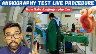 Unbelievable Live Angiography  Angiography Video  Angiogram [upl. by Kerrill]