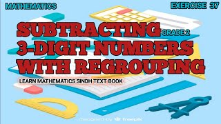 Subtracting 3digit numbers with regrouping 2nd grade [upl. by Airemaj316]