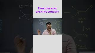 Epoxide ring opening concept chemistry neet neet2024 neetmotivation [upl. by Argella]