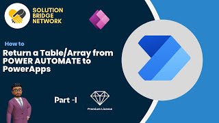 Tabular Table Response from Power Automate to Power Apps  With Premium Connector Part 1 [upl. by Liz]