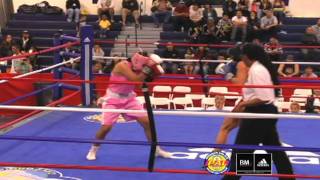 Rebeca Firebaugh Oxnard PAL vs Danyelle Wolf Old School adidas National Boxing Tournament [upl. by Belsky]