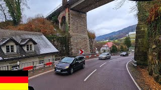 Scenic Drive in Germany Laufenburg to WaldshutTiengen [upl. by Gehlbach563]