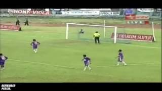 Gol Spektakuler Redouane Barkaoui Persita 11 Persib [upl. by Nenad]