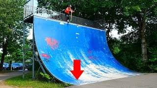 10 YEAR OLD VS BIGGEST HALFPIPE IN GERMANY [upl. by Ihsar832]