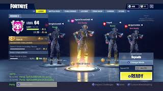 Fortnite Robot dance 100 in sync 4 people [upl. by Lraed]