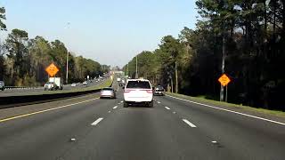 Interstate 10  Florida Exits 192 to 203 eastbound [upl. by Gnav]