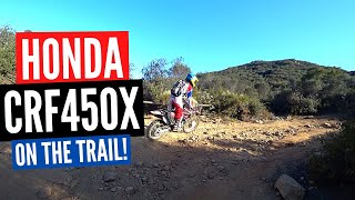 Honda CRF450X — Trail Riding and Other Shenanigans Wildomar OHV [upl. by Renick981]