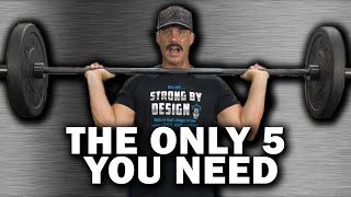 The ONLY 5 Barbell Exercises You Need for Muscle Mass 👌 [upl. by Edwyna494]