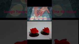 Como hacer ROSAS DE CHOCOLATE con fresa frutilla [upl. by Geiger]