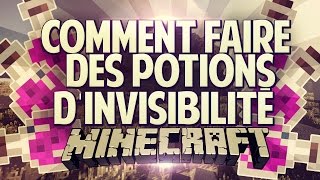 Comment Faire Des Potion Dinvisibilité Minecraft 152 [upl. by Acinoryt939]