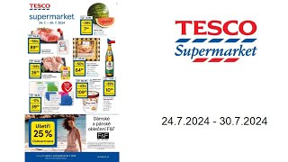 Leták TESCO supermarket CZ  2472024  3072024 [upl. by Luhe]