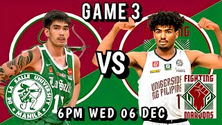 UP vs La Salle  Finals Game 3 UAAP 86 Mens Basketball LIVE Scores [upl. by Faunie]