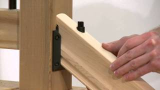 How to Install a Rail Simple Traditional Stair Railing Kit [upl. by Tippets182]