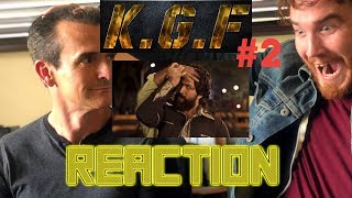 KGF  Yash  Srinidhi Shetty  Kannada  Hindi  Trailer 2 Reaction [upl. by Eirahcaz]