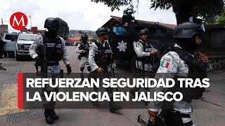 Se lleva a cabo operativo de seguridad por enfrentamientos en Ocotlán Jalisco [upl. by Sutit]