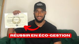 Comment J’ai Validé Ma Licence en ÉcoGestion  mes conseils [upl. by Atinniuq199]