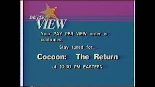 Pay Per View Cablevision interstitials 1989 [upl. by Descombes]