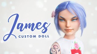 Team Rocket James  Kojiro REDESIGN • Ever After High OOAK Custom Doll Tutorial [upl. by Ferullo]