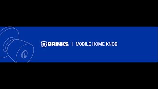 Brinks Door Hardware  Mobile Home Knob Installation [upl. by Divadnahtanoj]