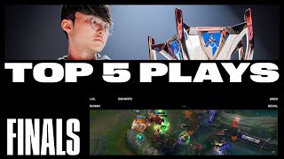 Top 5 Plays of Finals  Worlds 2023 [upl. by Jennine]