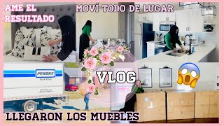 FebVlog5 Estoy Muy Nerviosa Llegaron los muebles Nuevos Para Sala Asi pase el dia NadyVlogs [upl. by Aninaj350]