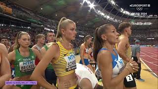 Final Relevo Mixto 4x400 Metros Mundial Atletismo 2024 Budapest [upl. by Kornher]